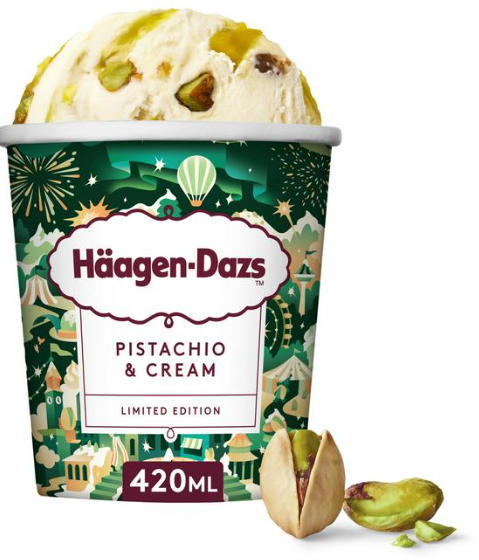 H-D Pistachio and Cream